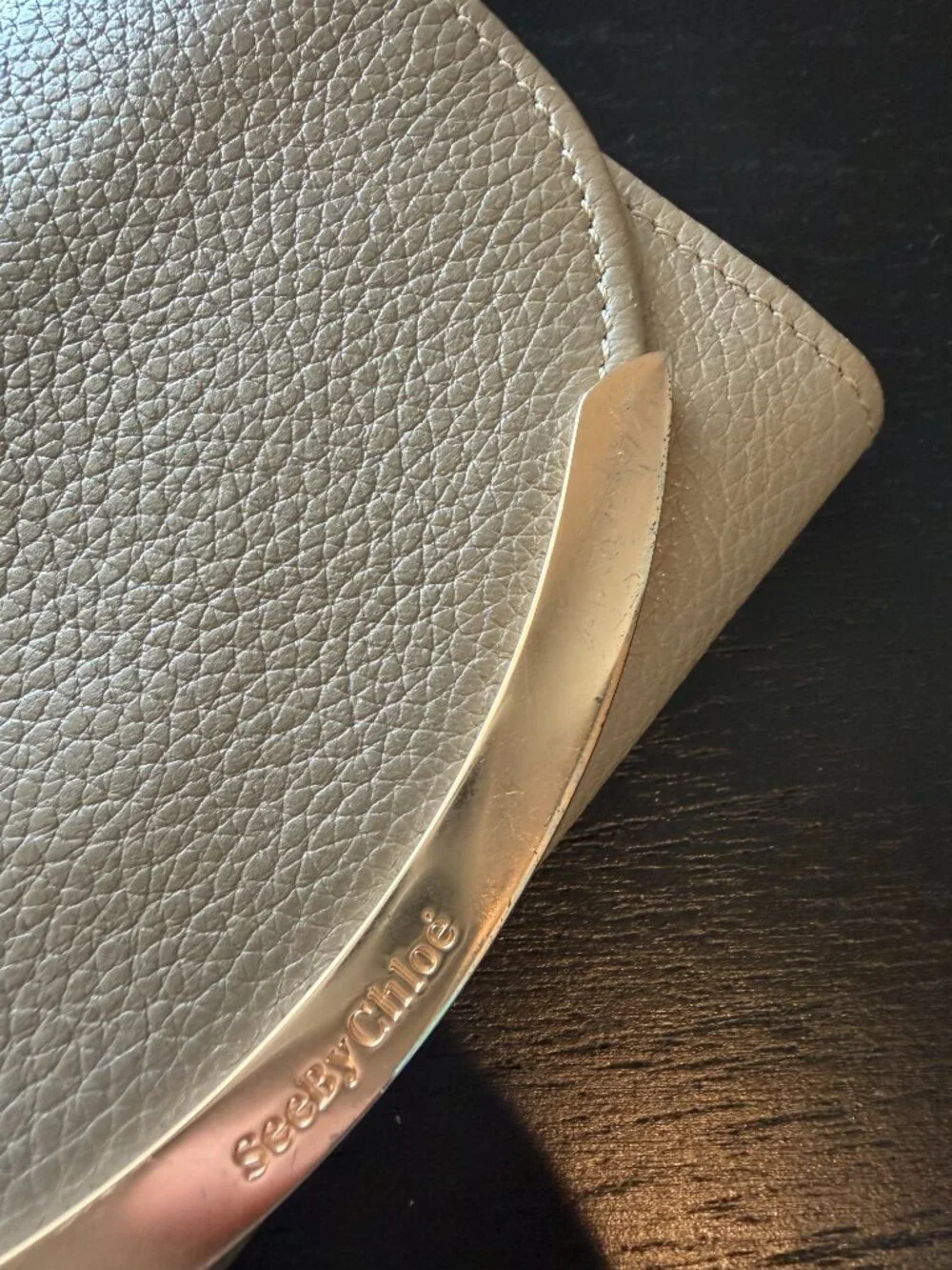 See By Chloe Tan Leather Wallet